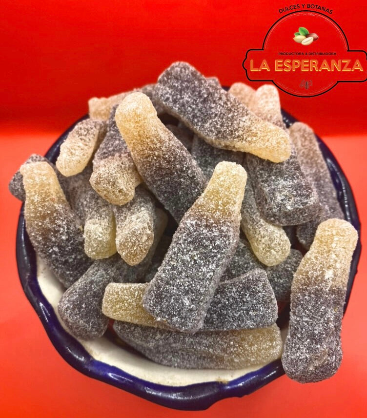 Gomitas de Cocacola azucaradas