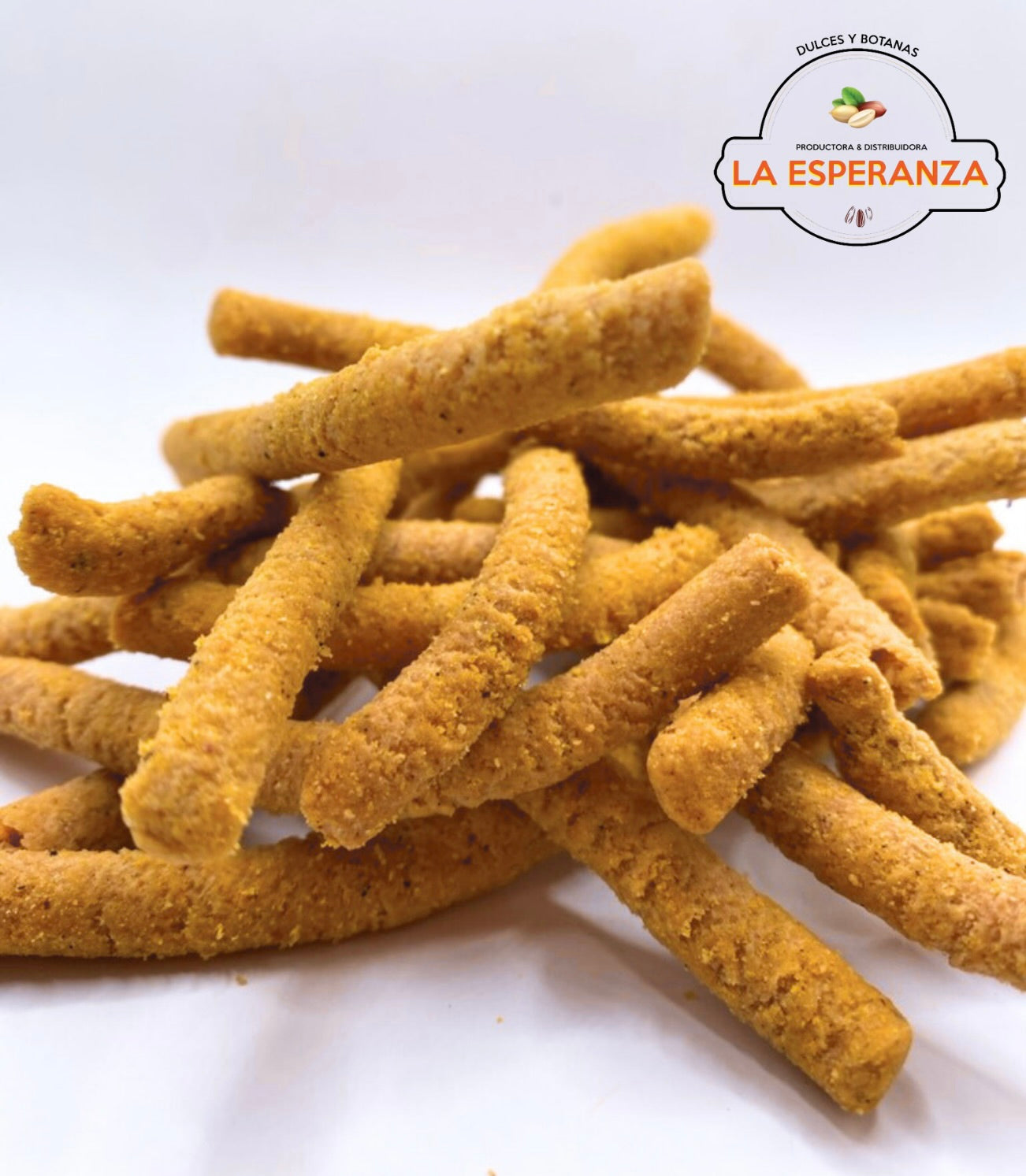Churro de maiz con ajonjolí sabor habanero