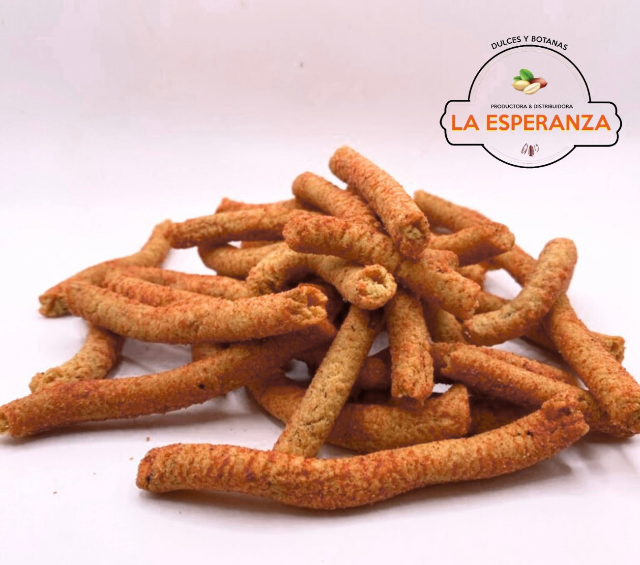 Churro de maiz con ajonjolí sabor Chipotle chorizo