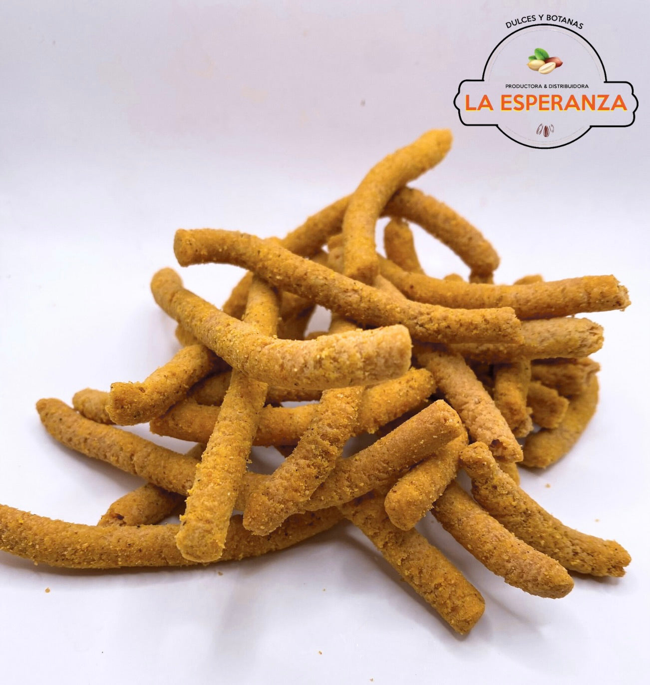 Churro de maiz con ajonjolí sabor habanero