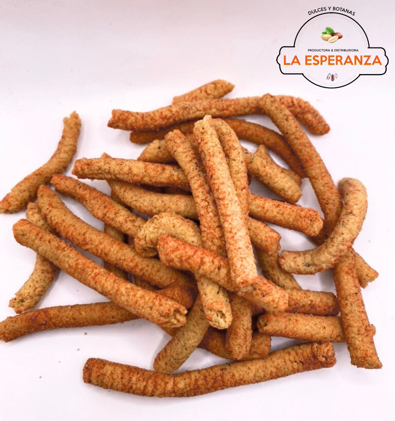 Churro de maiz con ajonjolí sabor Chipotle chorizo