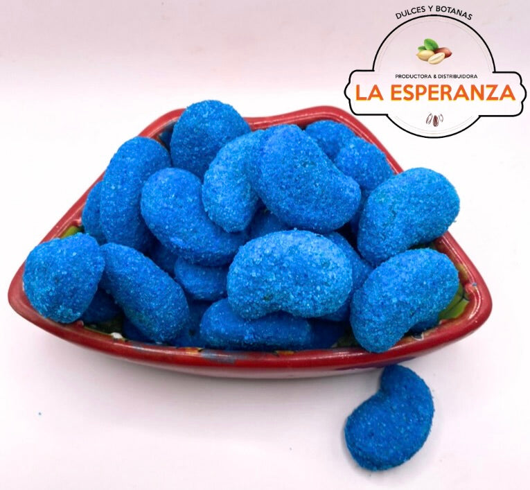Gomitas de mango y mora azul