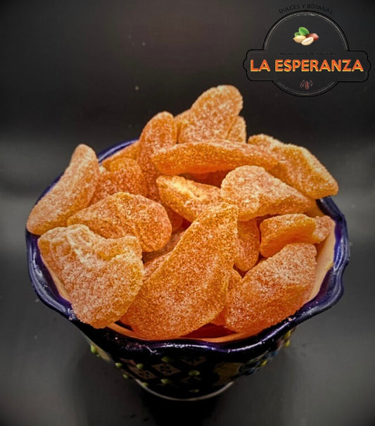 Gomitas de mandarina azucaradas