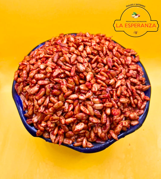 Semilla de girasol frita con chile
