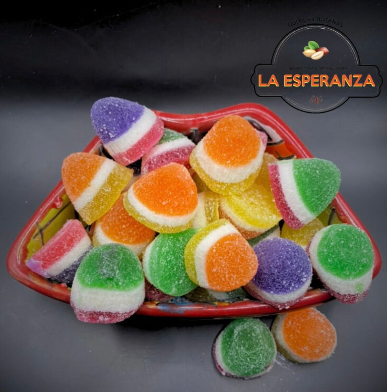 Gomitas de gota tricolor